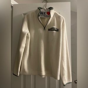 EUC Old Navy Size Medium pull-over sweat-shirt - cream and gray